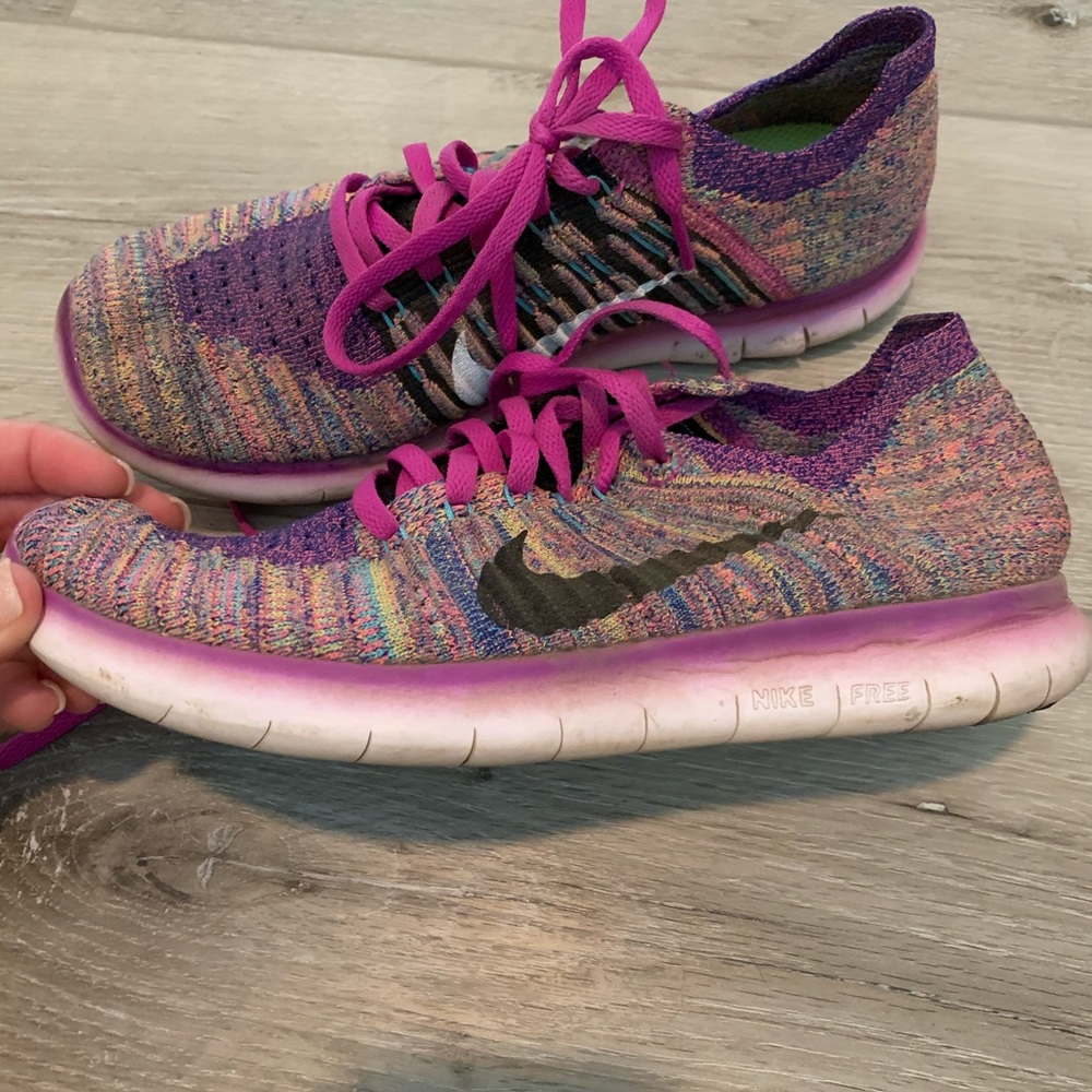 Nike Free pink running shoes size 7.5